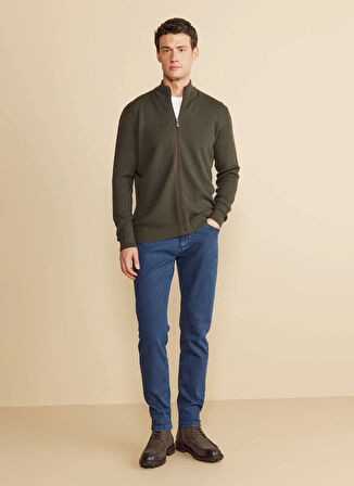 Brooks Brothers Haki Erkek Hırka BBFW25MKS007