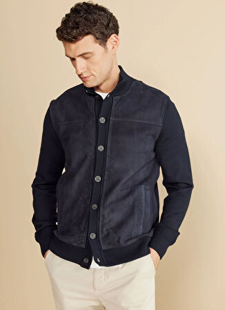 Brooks Brothers Lacivert Erkek Mont BBFW25MKO001