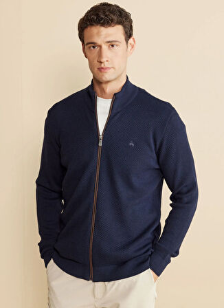 Brooks Brothers Lacivert Erkek Hırka BBFW25MKS007