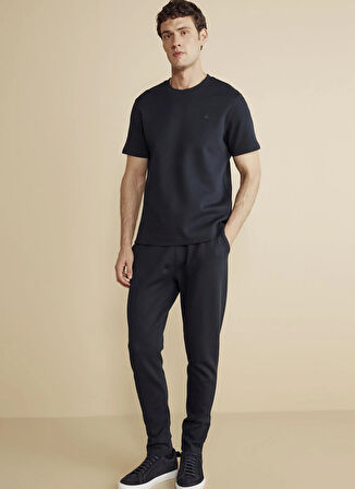 Brooks Brothers Bisiklet Yaka Lacivert Erkek T-Shirt BBFW25MTS001