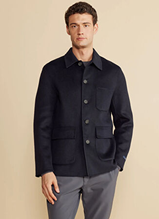 Brooks Brothers Standart Lacivert Erkek Ceket BBFW25MBL001