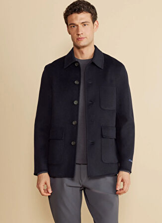 Brooks Brothers Standart Lacivert Erkek Ceket BBFW25MBL001