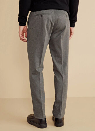 Brooks Brothers Normal Bel Düz Paça Standart Gri Erkek Pantolon BBFW25MPT011