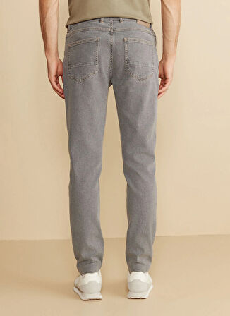 Brooks Brothers Normal Bel Düz Paça Standart Gri Erkek Pantolon BBFW25MPT012