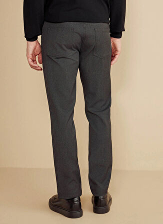 Brooks Brothers Normal Bel Düz Paça Standart Antrasit Erkek Pantolon BBFW25MPT010