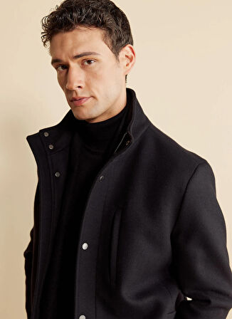 Brooks Brothers Siyah Erkek Kaban BBFW25MCA004