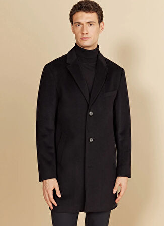 Brooks Brothers Siyah Erkek Palto BBFW25MCB001