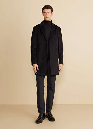 Brooks Brothers Siyah Erkek Palto BBFW25MCB001
