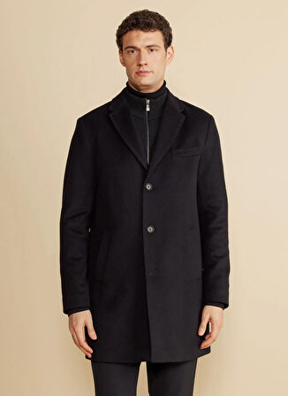 Brooks Brothers Siyah Erkek Palto BBFW25MCB002