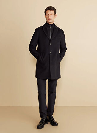 Brooks Brothers Siyah Erkek Palto BBFW25MCB002