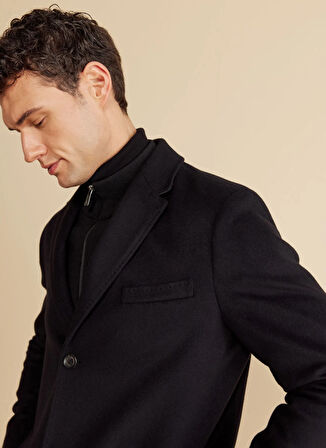 Brooks Brothers Siyah Erkek Palto BBFW25MCB002