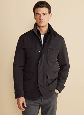 Brooks Brothers Siyah Erkek Mont BBFW25MJC014