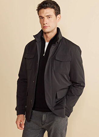 Brooks Brothers Siyah Erkek Mont BBFW25MJC014