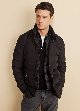 Brooks Brothers Siyah Erkek Mont BBFW25MJC017