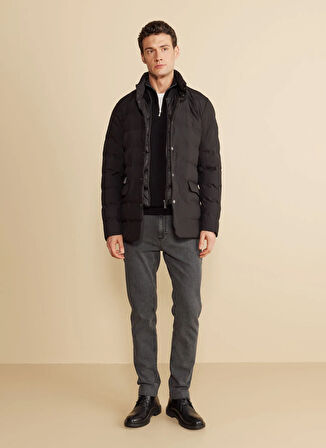 Brooks Brothers Siyah Erkek Mont BBFW25MJC017