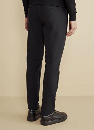 Brooks Brothers Normal Bel Düz Paça Standart Siyah Erkek Pantolon BBFW25MPT008