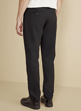 Brooks Brothers Normal Bel Düz Paça Standart Siyah Erkek Pantolon BBFW25MPT014