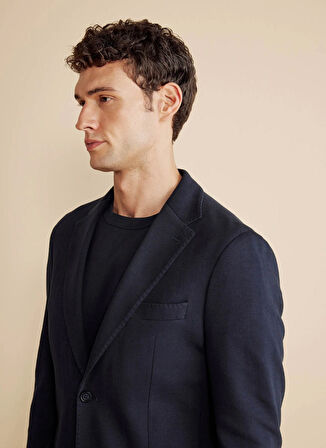 Brooks Brothers Regular Fit Lacivert Erkek Ceket BBFW25MBL005