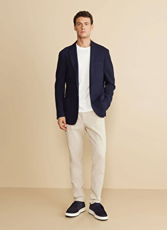 Brooks Brothers Regular Fit Lacivert Erkek Ceket BBFW25MBL007