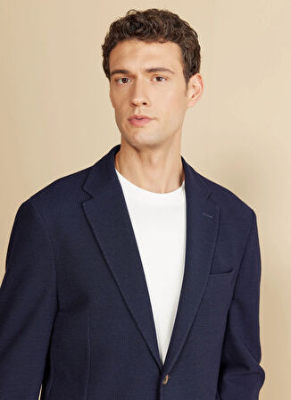 Brooks Brothers Regular Fit Lacivert Erkek Ceket BBFW25MBL007