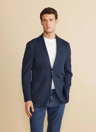 Brooks Brothers Regular Fit Lacivert Erkek Ceket BBFW25MBL012