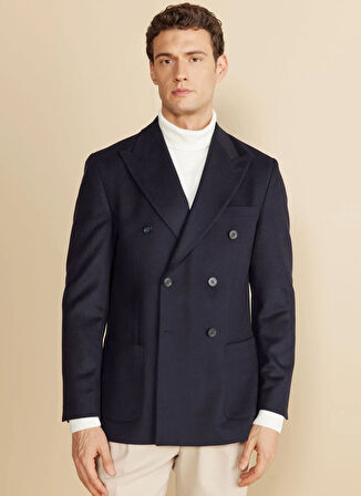 Brooks Brothers Slim Fit Lacivert Erkek Ceket BBFW25MBL019