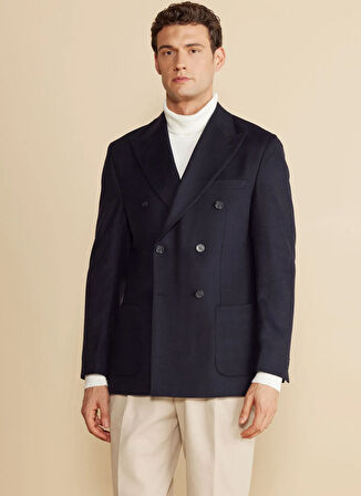 Brooks Brothers Slim Fit Lacivert Erkek Ceket BBFW25MBL019