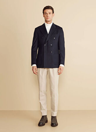 Brooks Brothers Slim Fit Lacivert Erkek Ceket BBFW25MBL019