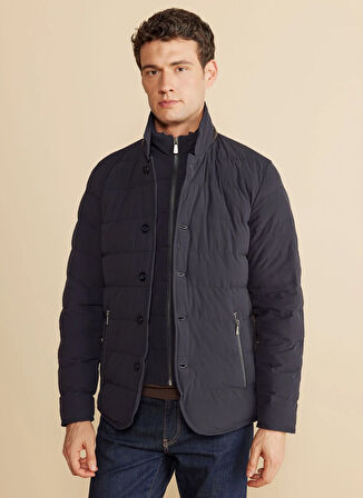 Brooks Brothers Lacivert Erkek Mont BBFW25MJC007