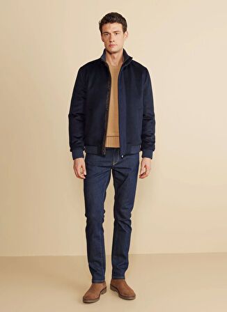 Brooks Brothers Lacivert Erkek Mont BBFW25MJC013