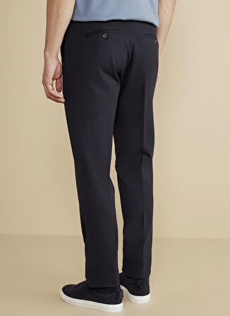 Brooks Brothers Normal Bel Düz Paça Standart Lacivert Erkek Pantolon BBFW25MPT011