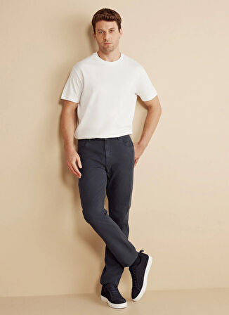 Brooks Brothers Normal Bel Düz Paça Standart Lacivert Erkek Pantolon BBFW25MPT013