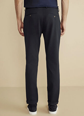 Brooks Brothers Normal Bel Düz Paça Standart Lacivert Erkek Pantolon BBFW25MPT014