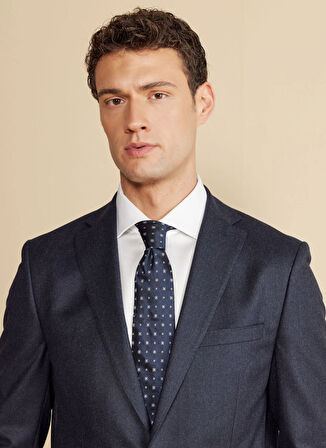 Brooks Brothers Normal Bel Slim Fit Lacivert Erkek Takım Elbise BBFW25MSU002