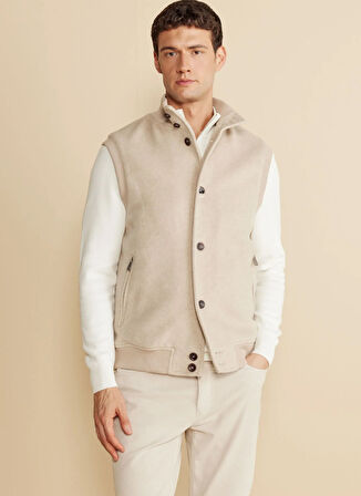 Brooks Brothers Bej Erkek Yelek BBFW25MVS001