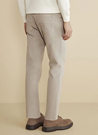 Brooks Brothers Normal Bel Düz Paça Standart Vizon Erkek Pantolon BBFW25MPT013