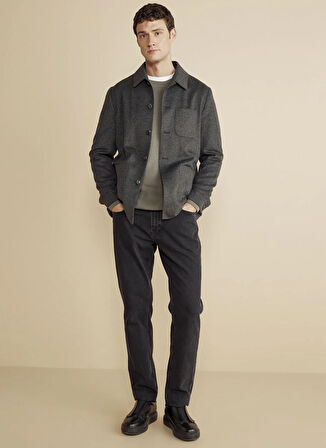 Brooks Brothers Standart Antrasit Erkek Ceket BBFW25MBL004