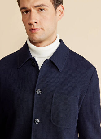 Brooks Brothers Standart Lacivert Erkek Ceket BBFW25MBL022