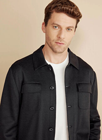 Brooks Brothers Standart Siyah Erkek Ceket BBFW25MBL023