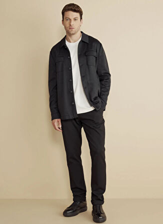 Brooks Brothers Standart Siyah Erkek Ceket BBFW25MBL023