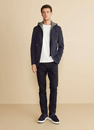 Brooks Brothers Slim Fit Lacivert Erkek Ceket BBFW25MBL024