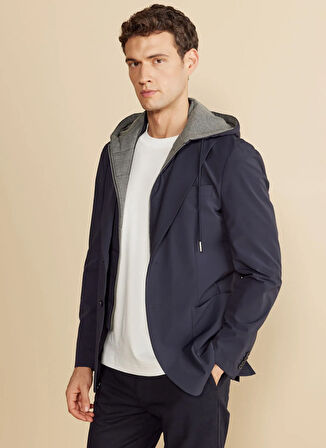 Brooks Brothers Slim Fit Lacivert Erkek Ceket BBFW25MBL024