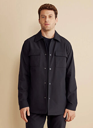 Brooks Brothers Regular Fit Lacivert Erkek Ceket BBFW25MBL025