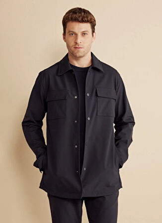 Brooks Brothers Regular Fit Lacivert Erkek Ceket BBFW25MBL025