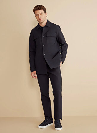 Brooks Brothers Regular Fit Lacivert Erkek Ceket BBFW25MBL025