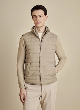 Brooks Brothers Bej Erkek Yelek BBSS26MVS001