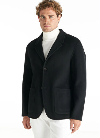 Ted Baker Rahat Siyah Erkek Düz Ceket TBMROW1110