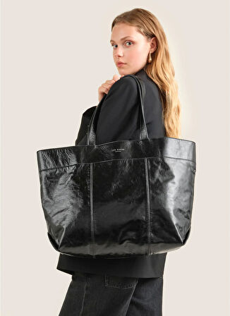 Ted Baker Deri Siyah Kadın Shopper Çanta 25FW348-1