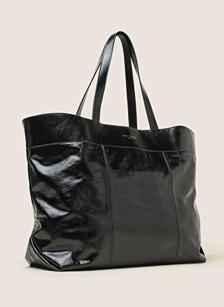 Ted Baker Deri Siyah Kadın Shopper Çanta 25FW348-1