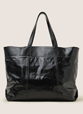 Ted Baker Deri Siyah Kadın Shopper Çanta 25FW348-1